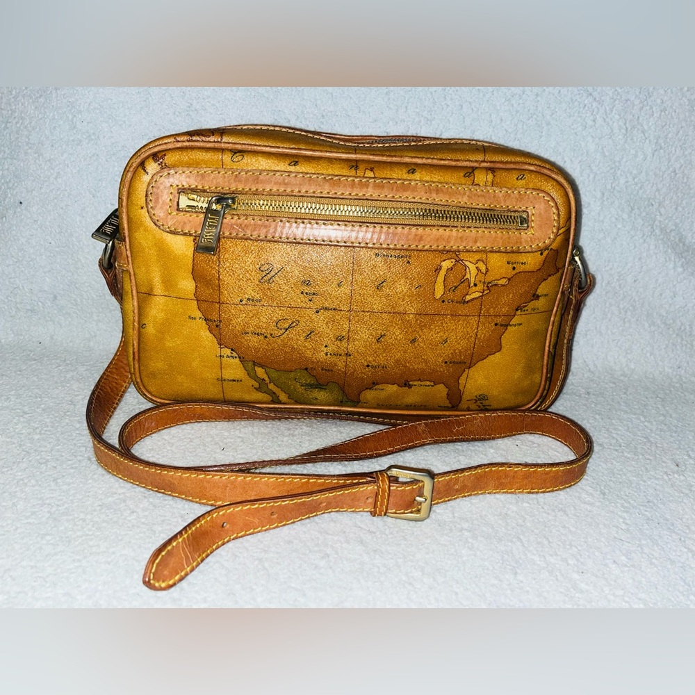 Alviero Martini World Map Crossbody Bag - Picture 5 of 15